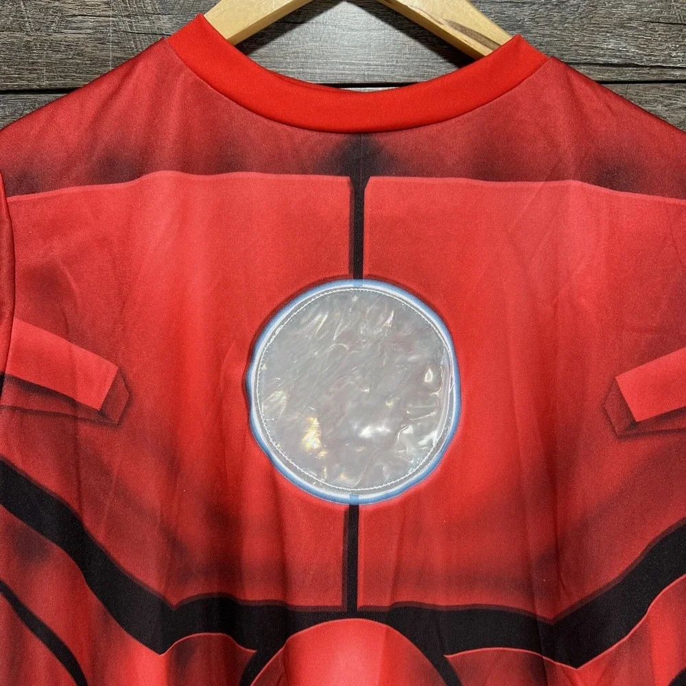 Marvel Iron Man Costume T-shirt Child Size L/XL Fits Up To Size 16 New w/ Tags